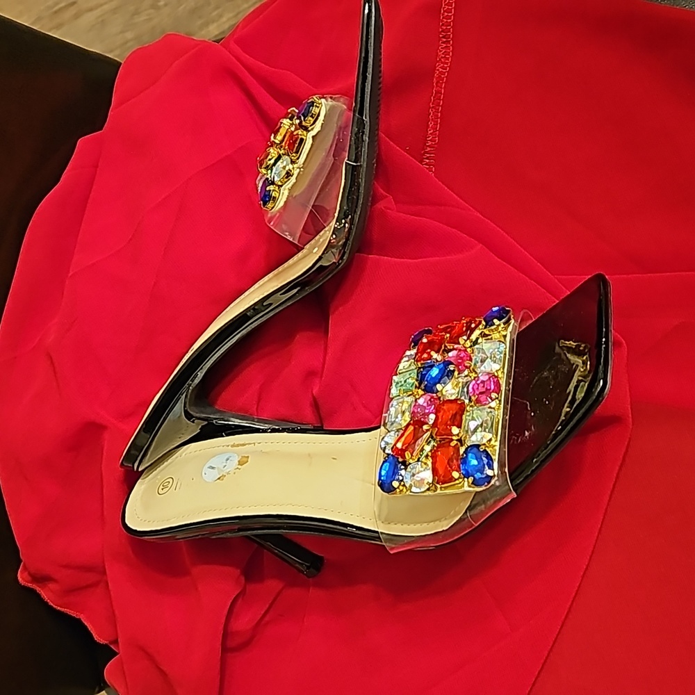 Rhinestone Heels - Picture 2 of 4